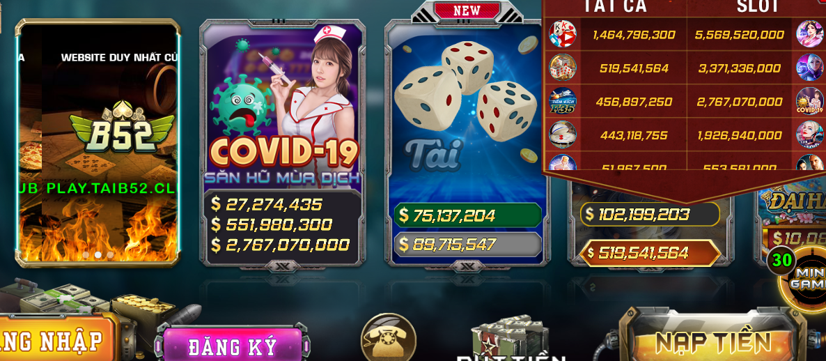B52 là cổng game bài đổi thưởng uy tín nhất hiện nay